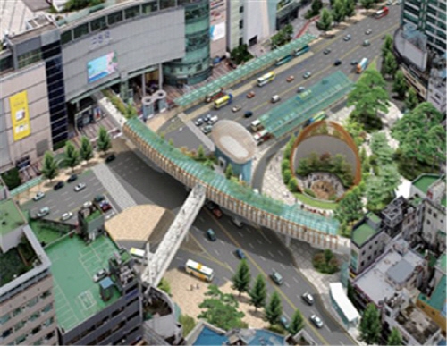 최우수로 선정된 수원역의 조감도 [사진=국토교통부]