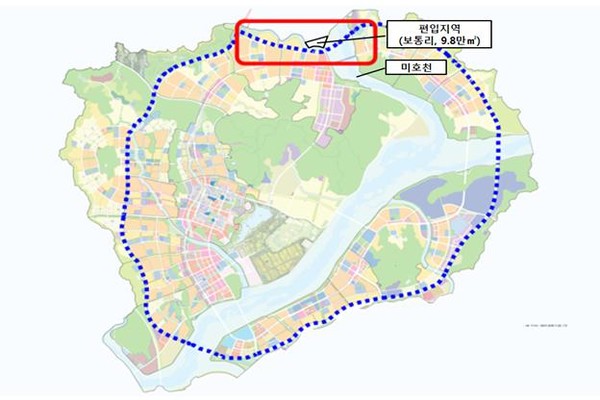 위치도 및 외곽순환도로 선형개선안 [위치도=국토교통부]