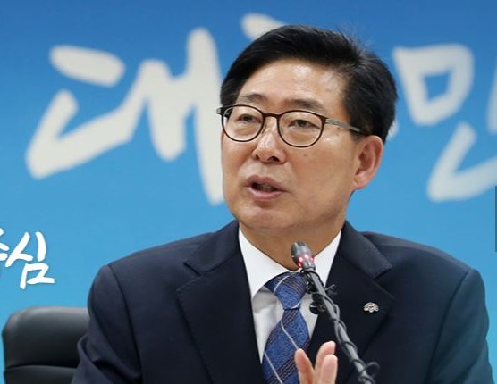 양승조 충남 도지사가 12일  대통령 출마 선언을 했다[사진=양 승조 홈페이지 제공]