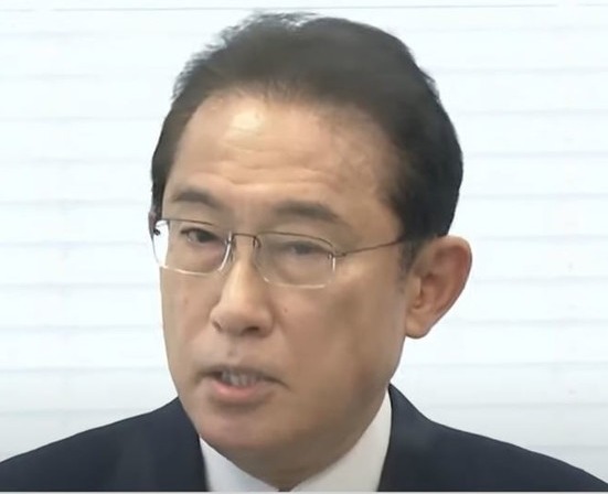 일본의 새로운 총리로 당선된 가시다 총리 [사진=티비화면 촬영 캡쳐]