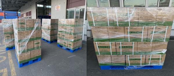 밀수입 요소수 적발 사진 [사진=관세청]