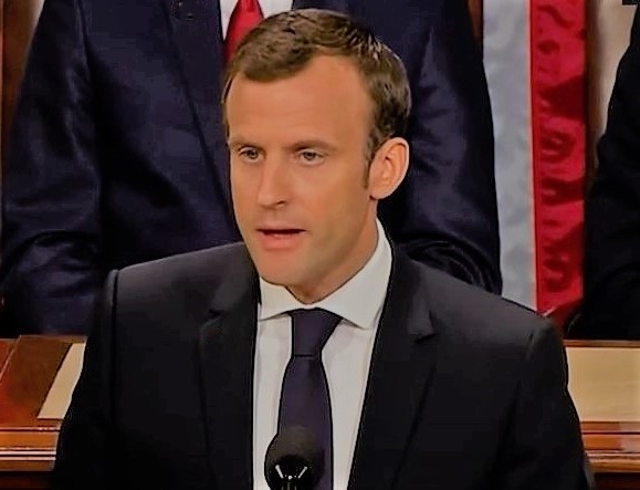 프랑스 마크롱 대통령 [사진=TV화면 캡쳐]