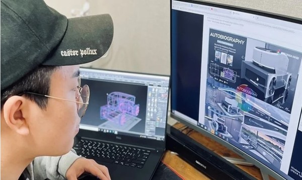 영국코벤트리 대학교 문희준 학생이 국제자동차 디자인대회에서 우승했다[사진=영국코벤트리 대학교]