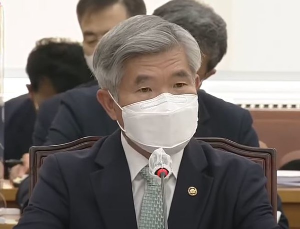 이기식 병무청장[사진=티비화면 촬영 캡쳐]