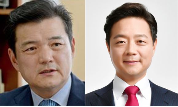 김범수 세이브NK 대표(사진 우)와 이정훈 연세대국제학대학원 교수(사진좌_)[사진=통일부 ]