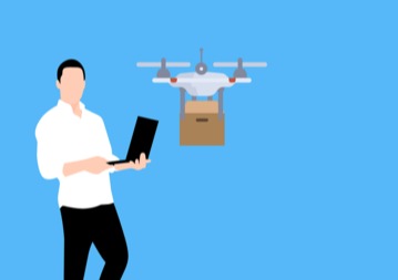 드론으로 편의점 용품 배송받는 시대가 온다 [사진=픽사베이]