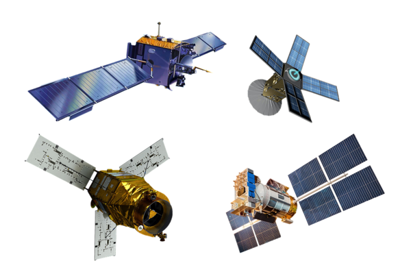 각종 인공위성 이미지 [사진=픽사베이]