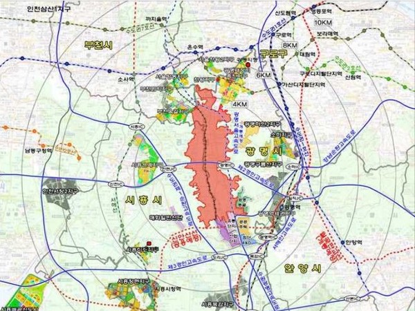 광명시흥 공공주택지구 사업 위치도 [사진=국토교통부]
