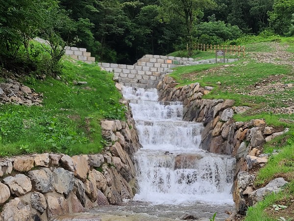 사방작업 모습 [사진=서부지방산림청]