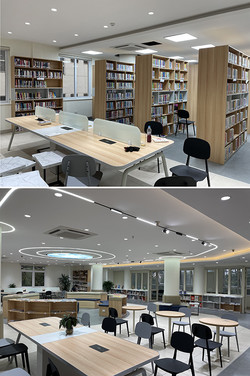 베트남 ‘하노이시립도서관’ 자료실과 열람실 (사진=문화체육관광부)