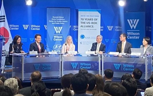 4월 18일(현지시간) 미국 워싱턴 D.C.에서 열린 ‘한미정책 포럼’ 현장 (사진=외교부)