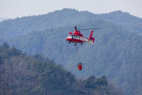 소방헬기, 시·도 구분없이 신속 출동 (사진=소방청)