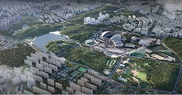 빛고을중앙공원개발 은 20일 임시 주주총회를 개최했다 [사진=빛고을 중앙개발 조감도]