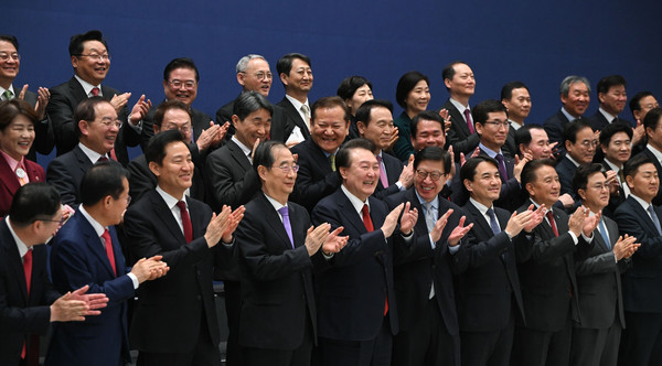 윤석열 대통령은 27일 제6차 중앙지방협력회의를 주재했다.(사진=대통령실)