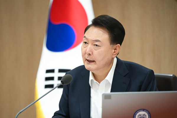 윤석열 대통령이 2일 용산 대통령실에서 열린 2024년도 제29회 국무회의에서 발언하고 있다. (사진=대통령실)