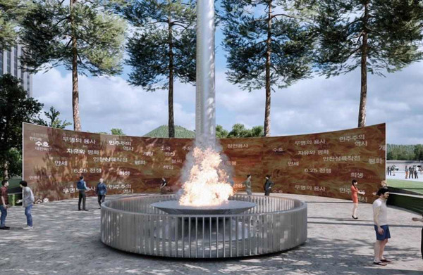 광화문광장 국가상징공간 건립 예시도 (사진=서울시)