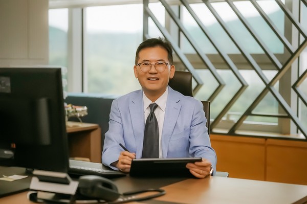 효성티앤에스 수서 본사에서 18일 열린 이사회에서 선임된 최방섭 신임 대표 (사진=효성티앤에스)