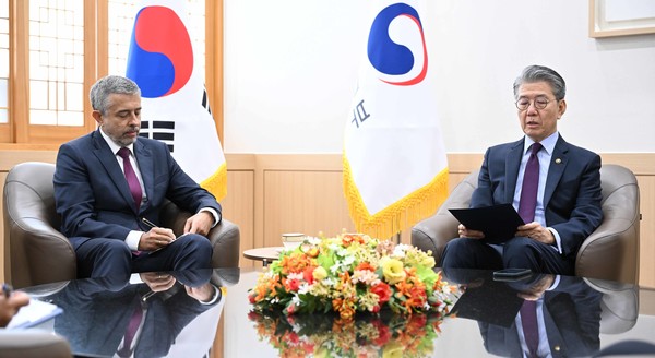 김홍균 외교1차관, 주한러시아대사 초치 (사진=외교부)