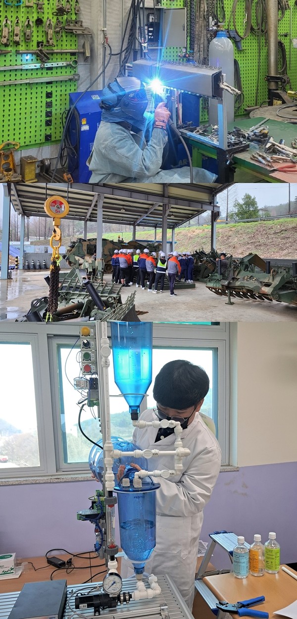 각분야 실험 실습 광경 