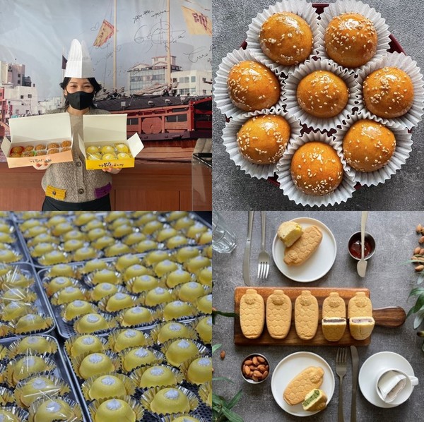 최고의 맛을 내는 거북선 꿀빵은  연중 무휴로 매장을 운영하고 있다 