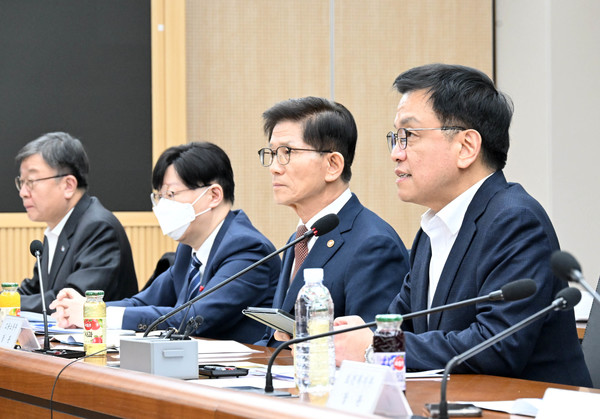 최상목 대통령 권한대행 부총리 겸 기획재정부 장관이 20일 정부세종청사에서 열린 ‘민생정책 신속집행 점검회의’를 주재하고 있다.(사진=기획재정부)