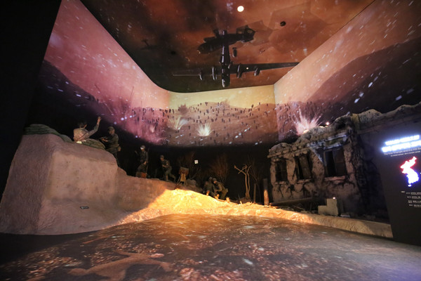 디지털 기술을 적용한 유엔평화기념관 (사진=국가보훈부)