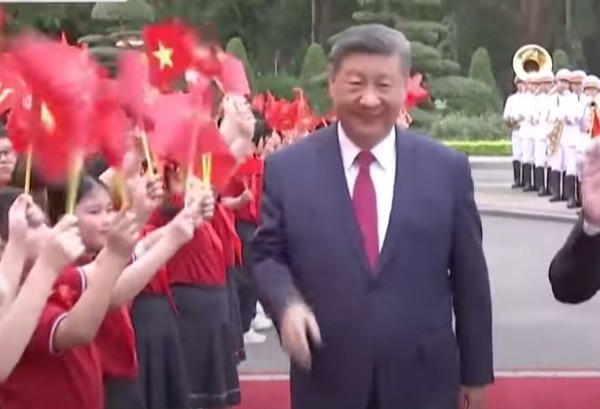 시진핑 중국 국가주석 베트남 방문 [사진=티비화면촬영 캡쳐]