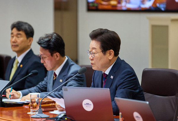 이재명 대통령이 지난 5일 서울 용산 대통령실 청사에서 열린 국무회의에서 발언하고 있다.(사진=대통령실)