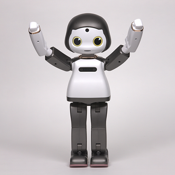 AI 소셜로봇. 사람인식, 음성대화, 자율행동 기능을 통해 사람들과 소통 가능한 휴머노이드 로봇으로 아동 및 노인에 발생하는 교육 및 돌봄 공백을 해소할 수 있다. (사진=조달청)