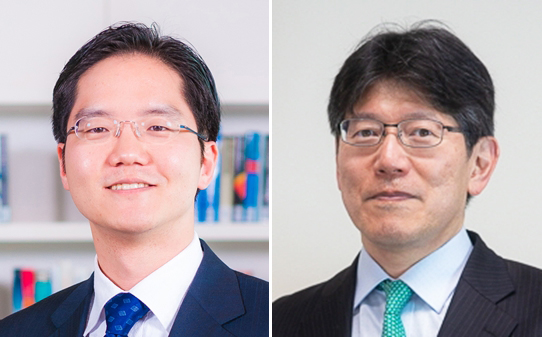 (왼쪽부터) 서울대학교 전기정보공학부 유담 교수, 도쿄대학교 전자정보공학과 마토코 이케다 교수 (사진=서울대학교 공과대학)