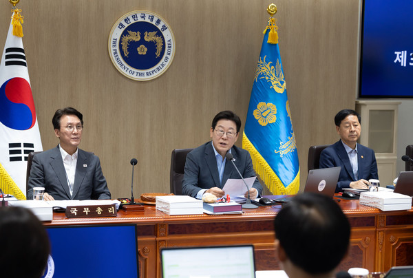 이재명 대통령이 지난 12일 대통령실에서 제36회 국무회의를 주재하고 있다.(사진=대통령실)