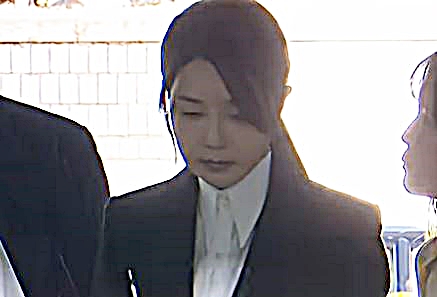 [사진=티비화면 촬영]  구속된 김건희 씨