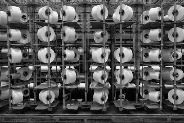 효성티앤씨 구미공장에서 생산되고 있는 친환경 섬유 리젠 폴리에스터 (사진=효성티앤씨)