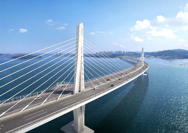 연륙교가 있는 섬은 차량으로 바로 갈 수 있다. 사진은 영종~청라 제3연륙교 조감도. 기사와는 관련없음 (사진=인천경제청)