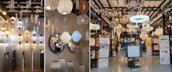 (사진=부산 강서구에 위치한 부산경남 최대규모 조명쇼룸)