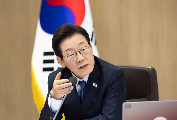 이재명 대통령이 21일 용산 대통령실에서 열린 국무회의에서 발언하고 있다.(사진=대통령실)