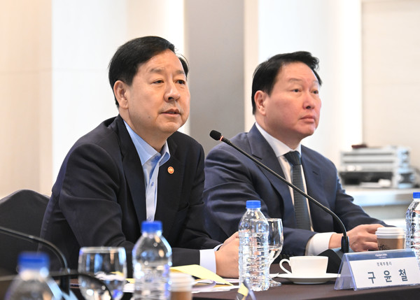 구윤철 부총리 겸 기획재정부 장관이 20일 서울 영등포구 여의도 CCMM빌딩에서 열린 ‘제2차 기업성장포럼-기업성장이 미래다’에서 발언하고 있다.(사진=기획재정부)