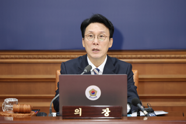 국무회의를 주재하고 있는 김민석 국무총리 (사진=국무총리실)