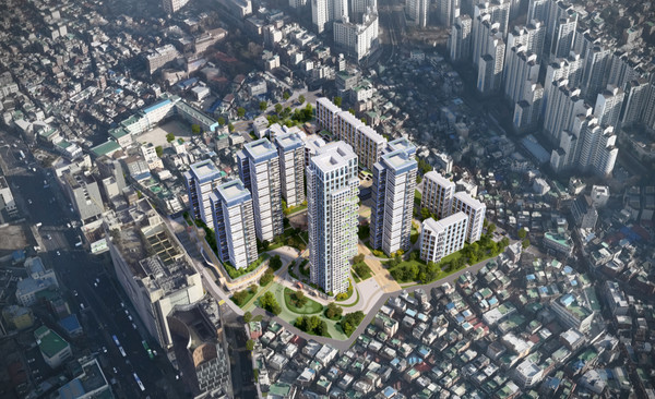 미아동 75 일대 재개발 아파트 조감도 (사진=서울시)