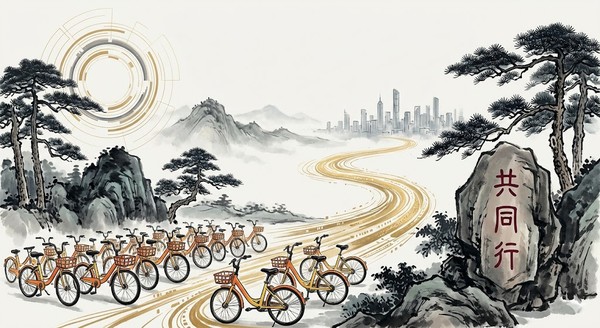 15초의 짧은 영상들이 모여 14억 대륙의 영혼을 하나로 잇는 거대한 '디지털 만다라'를 형상화한 작품이다. 이를 통해 틱톡의 기술적 연결이 단순히 데이터의 흐름을 넘어, 인간의 정서적·영적 유대로 이어지는 과정을 표현하고 있다. 특히, 동양의 종교적 도상학과 서양의 사이버네틱 미학이 절묘하게 결합된 하이브리드 형태로, 기술과 인간, 그리고 정서적 네트워크의 조화를 예술적으로 구현한 작품이다.